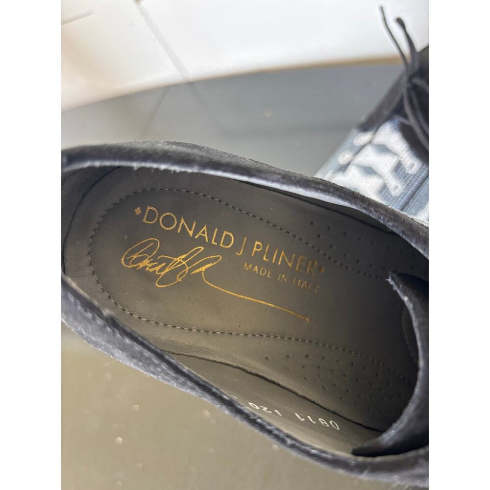Donald J Pliner Glass Beaded Black and White Made in Italy Shoes Size 8 M - Picture 5 of 8